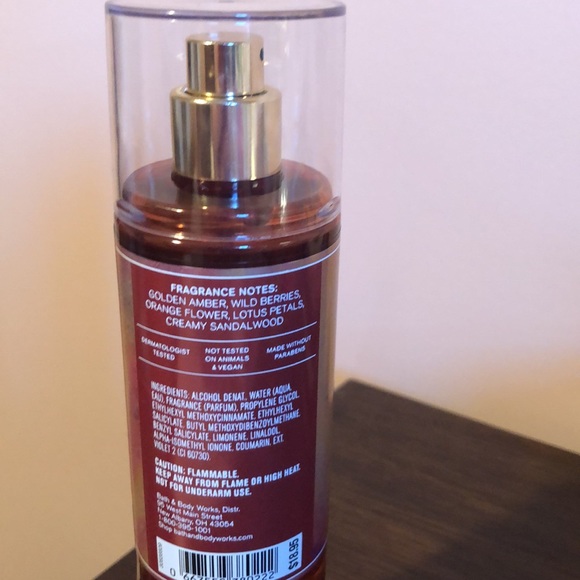 Bath and Body Works Sensual Amber Fine Fragrance Mist NEW!! - Picture 2 of 2